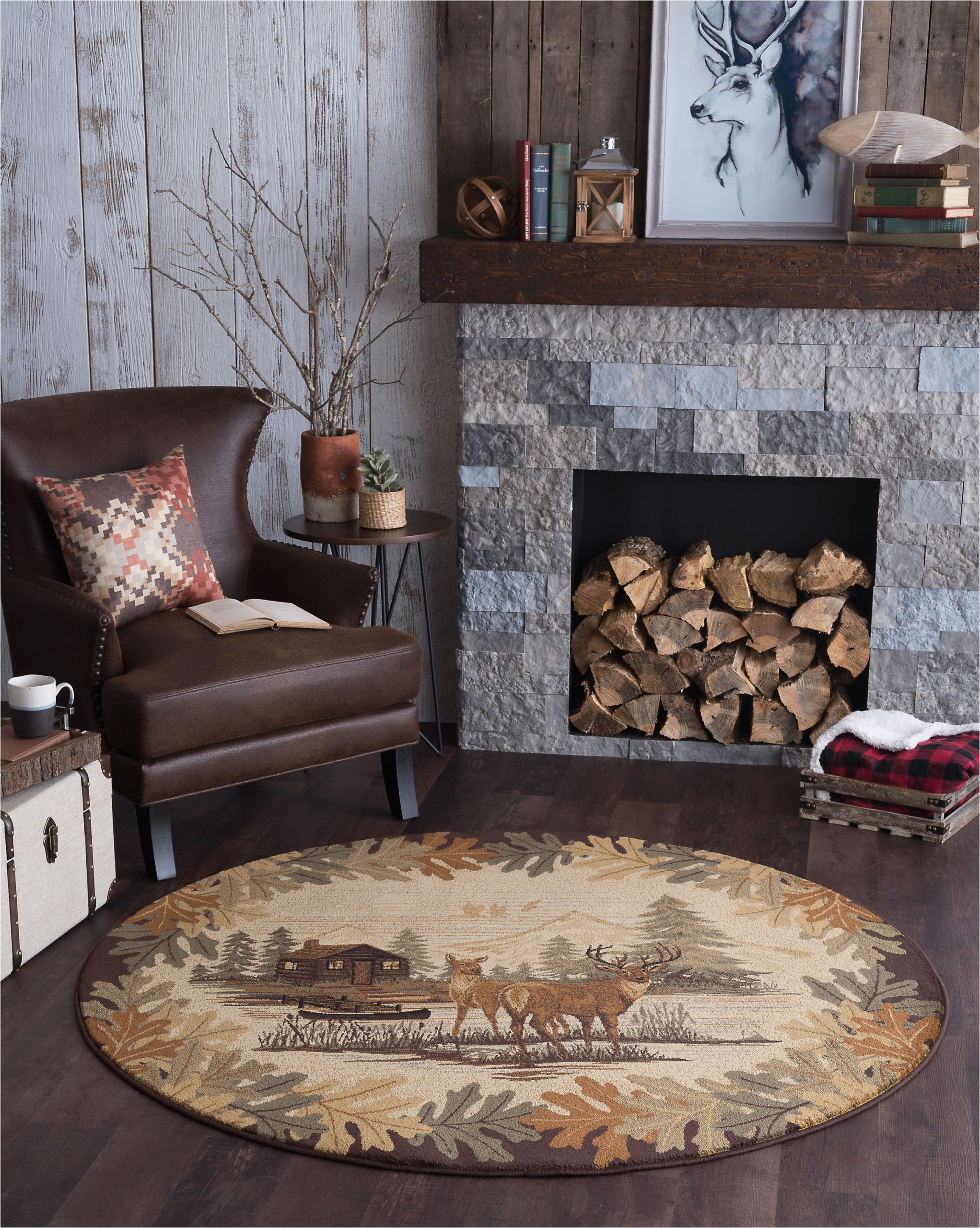 Extra Large area Rugs Walmart Bliss Rugs Oakdale Novelty Indoor Round area Rug Walmart