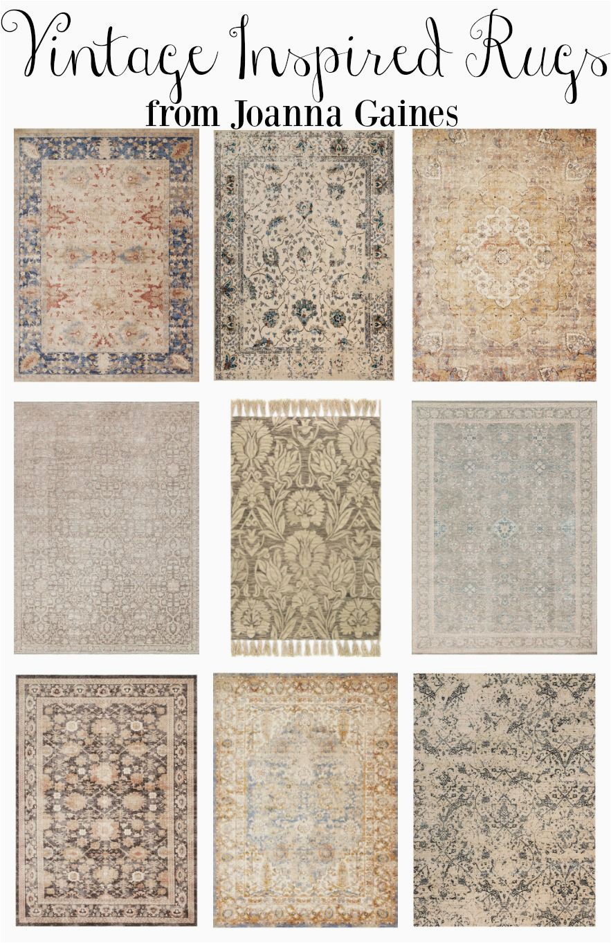 Farmhouse area Rugs for Living Room Vintage Inspired area Rugs