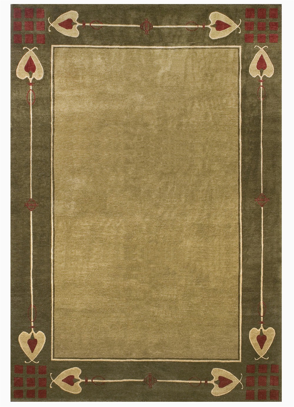 Frank Lloyd Wright Style area Rugs Mission Style Rugs