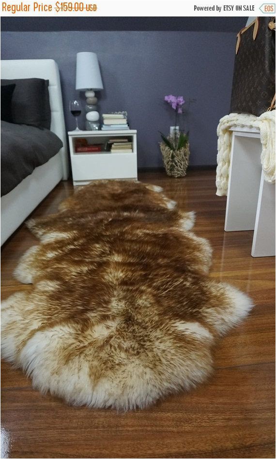 Fur area Rugs for Sale Giant Sheepskin Double Xxl Mouflon Throw Genuine Leather
