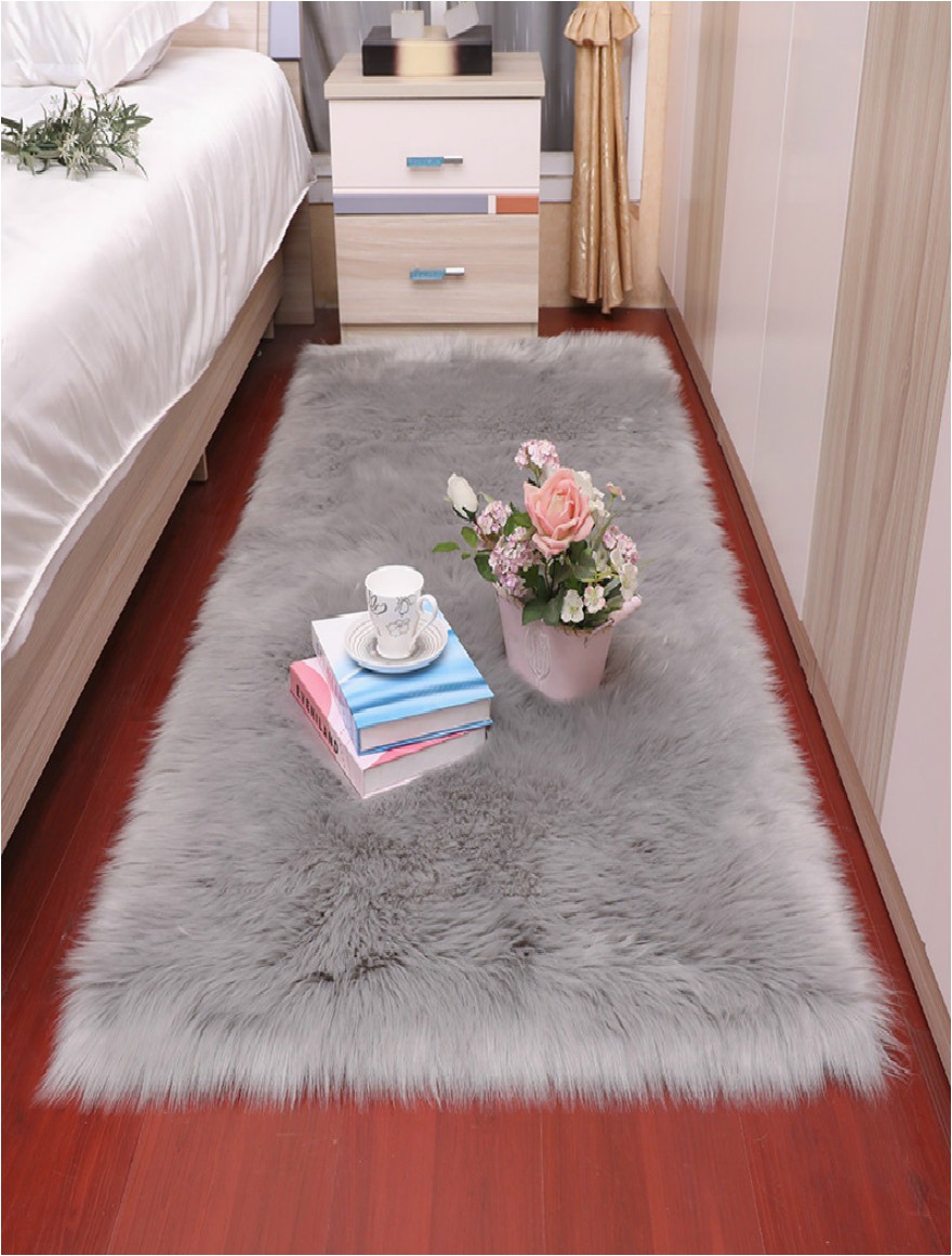 Fur area Rugs for Sale Us $25 34 Off Sholisa Faux Fur Rug Fluffy area Carpet Rectangle Belt Shape 6cm Pile Fluffy Carpet for Living Room Bedroom Sea Set Home Deco Rug