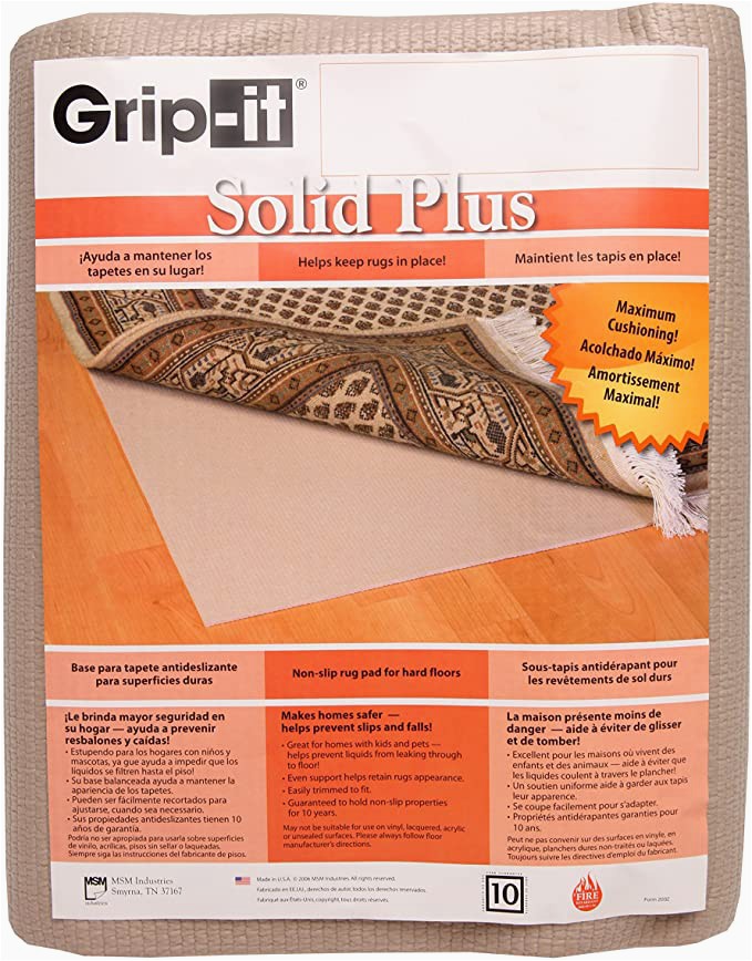 Gorilla Grip Non Slip area Rug Pad Grip It Cushioned Non Slip Rug Pad for Rugs On Hard Surface Floors 2 by 8 Feet