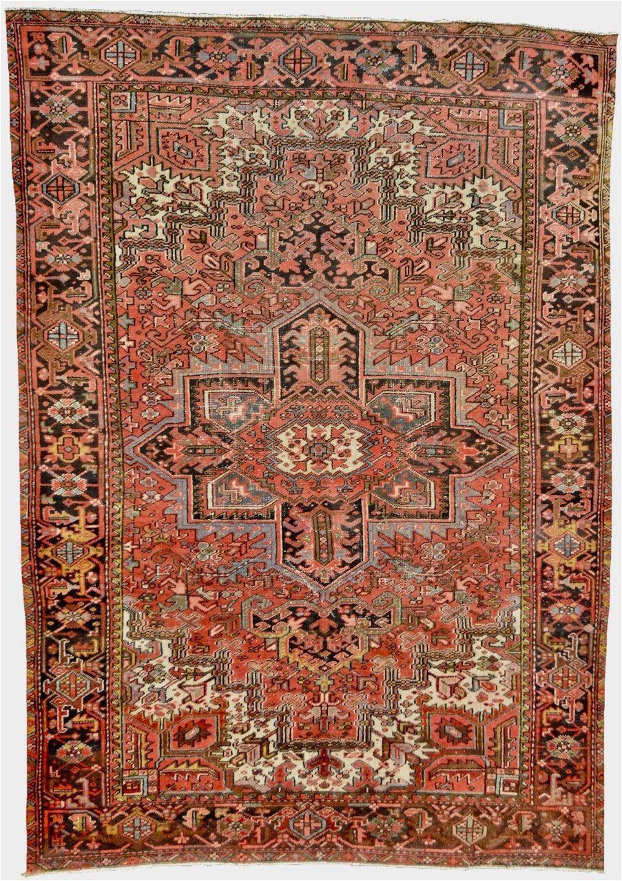 Hand Knotted Persian area Rug Hand Knotted Persian Hamadan 7 8 with Images