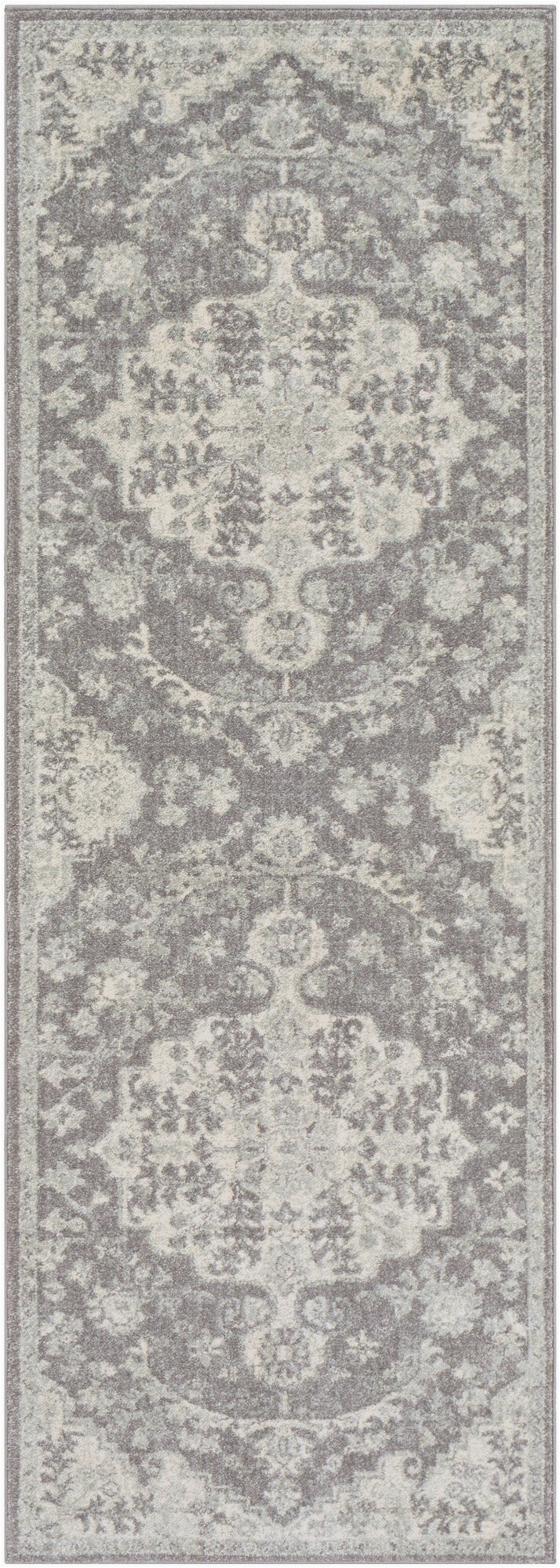 Hillsby Gray Beige area Rug Hillsby oriental Light Gray Charcoal area Rug