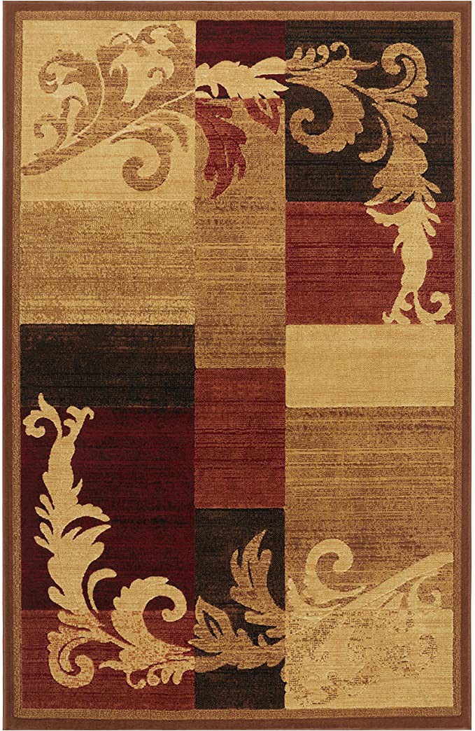 Home Dynamix Catalina Pierre area Rug Home Dynamix Catalina Pierre Contemporary Modern area Rug 5 3"x7 2" Geometric Brown Red Beige