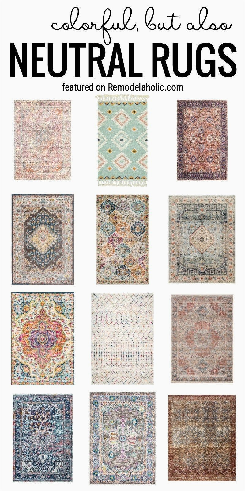 Joanna Gaines area Rugs Target A Rug Can Have some Color and Still Be Considered Neutral