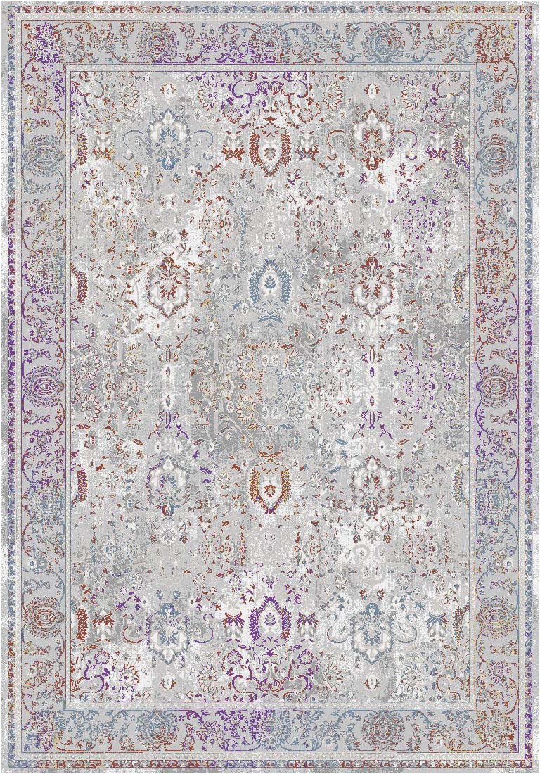 Lavender and Grey area Rug Dynamic Valley 7983 925 Grey Pink Blue area Rug