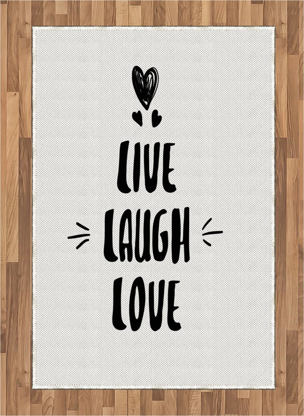 Live Laugh Love area Rugs Amazon Ambesonne Live Laugh Love area Rug Doodle