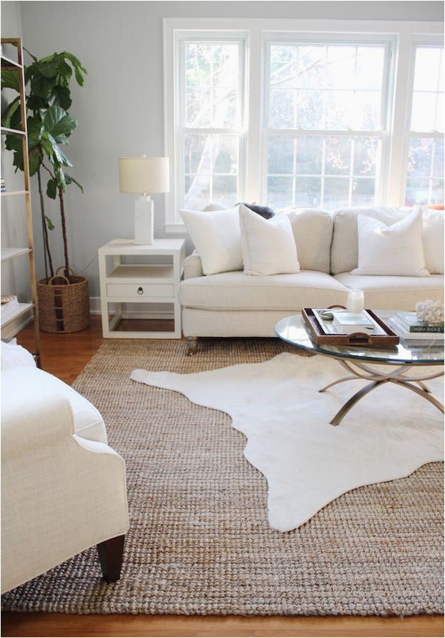 Living Rooms with Large area Rugs Layered
