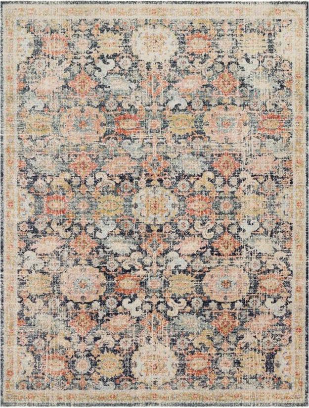Magnolia Home Collection area Rugs Graham Gra 05 Blue Multi area Rug Magnolia Home by Joanna Gaines