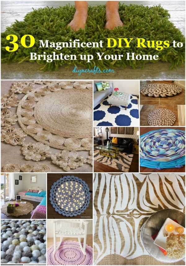 Make Your Own area Rug 30 Magnificent Diy Rugs to Brighten Up Your Home Diy & Crafts