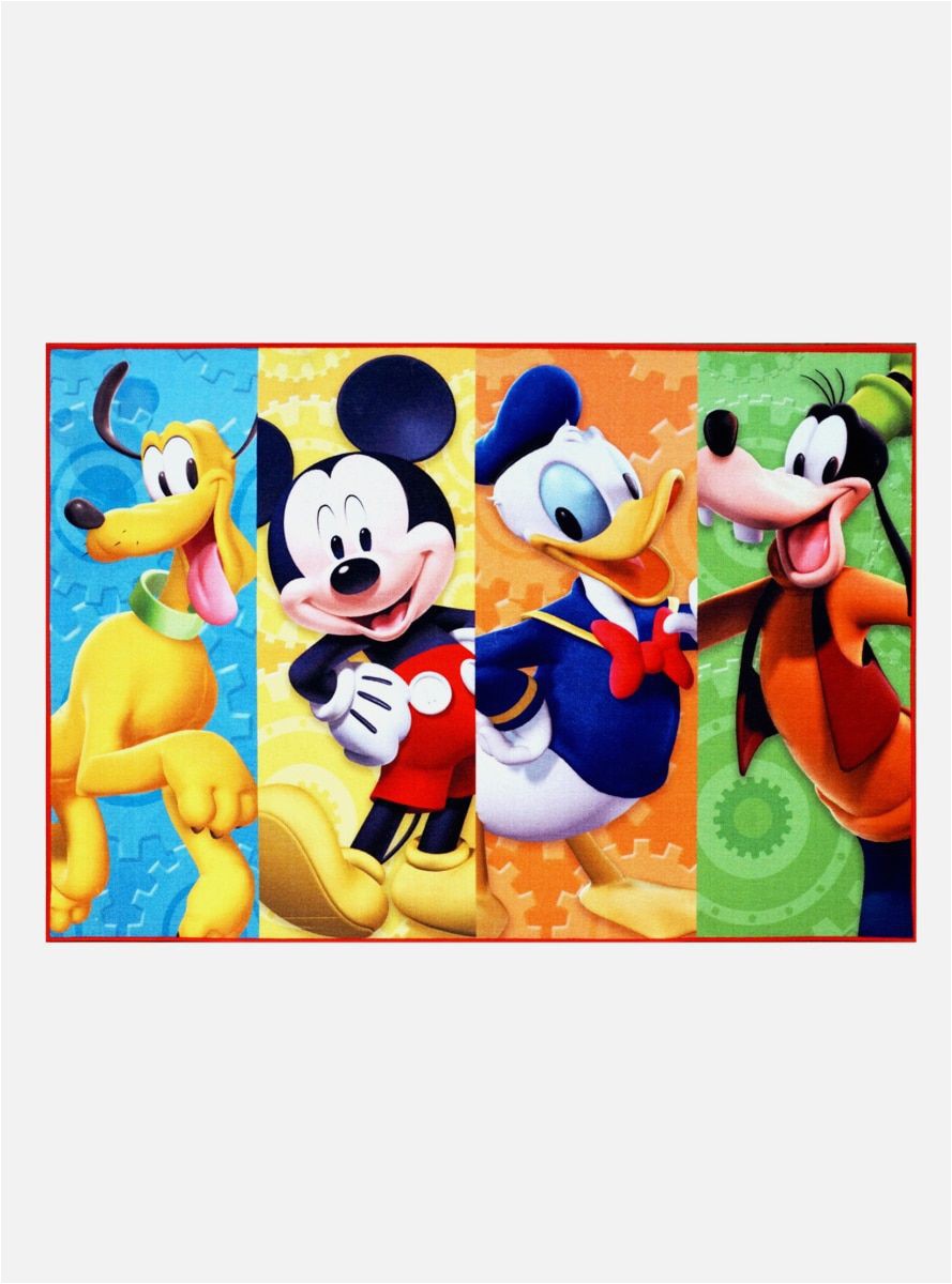Mickey and Minnie Mouse area Rug Disney Mickey Donald Pluto and Goofy Rug In 2020
