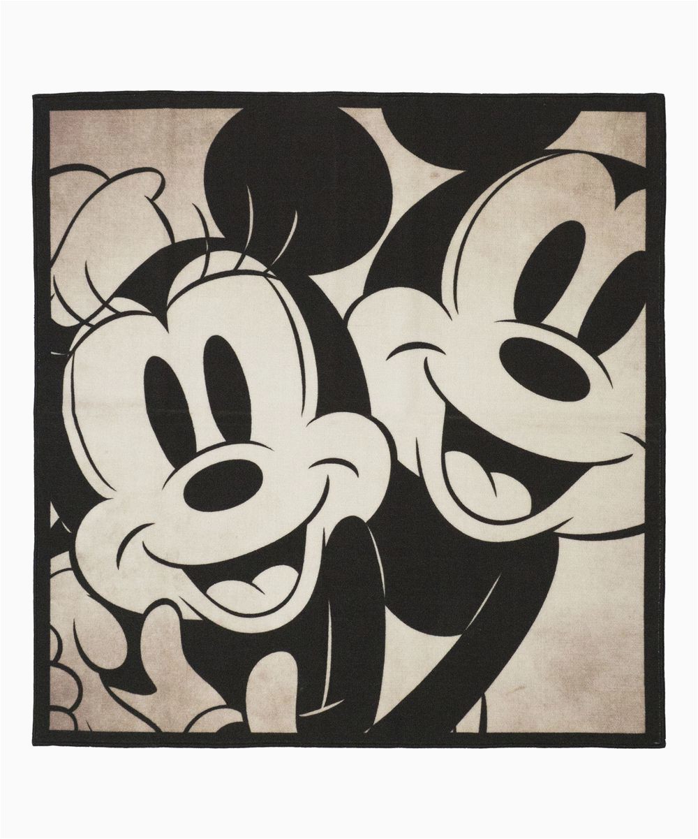 Mickey and Minnie Mouse area Rug Zulily Show Off Your Love for Your Favorite Characters