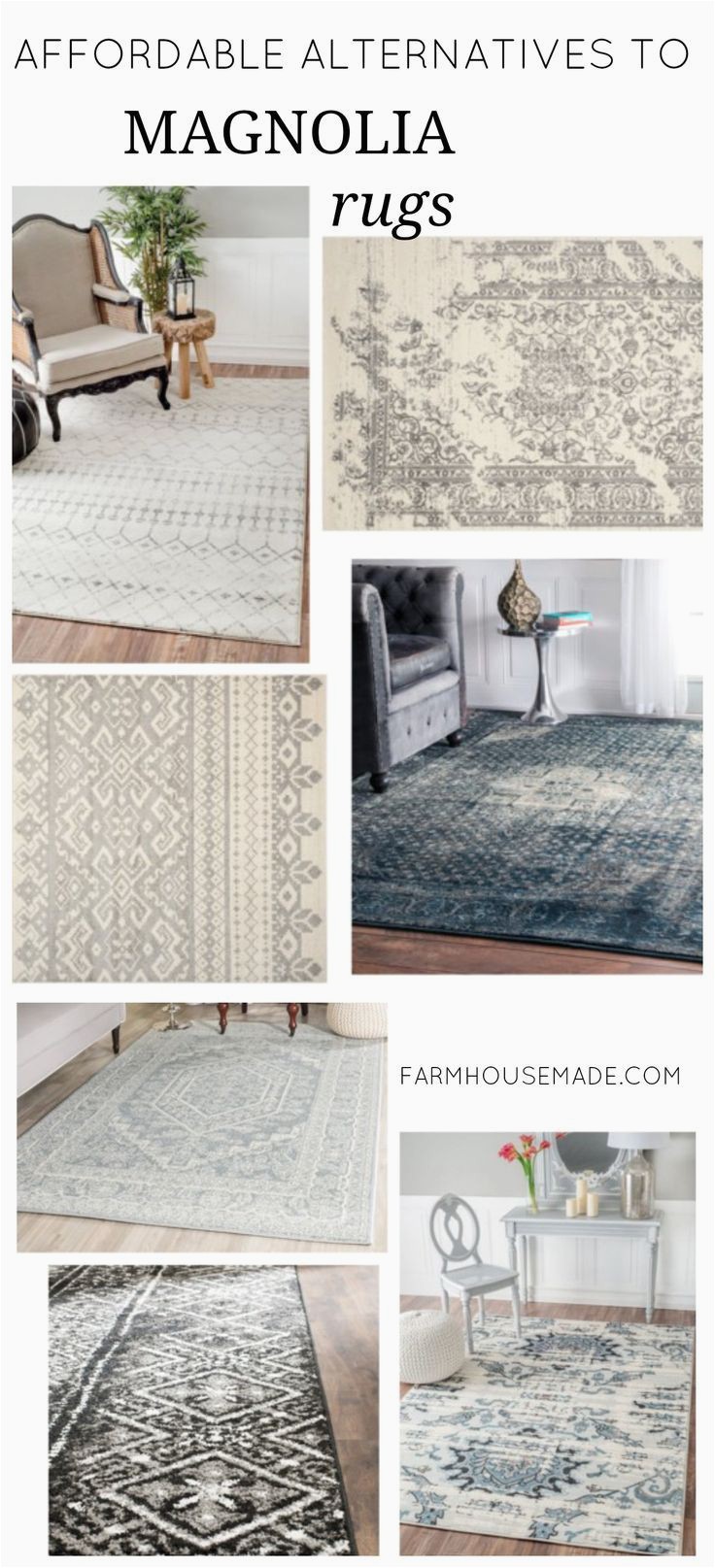 Modern Farmhouse area Rug Ideas What to Do when You Can T Afford Joanna S Rugs