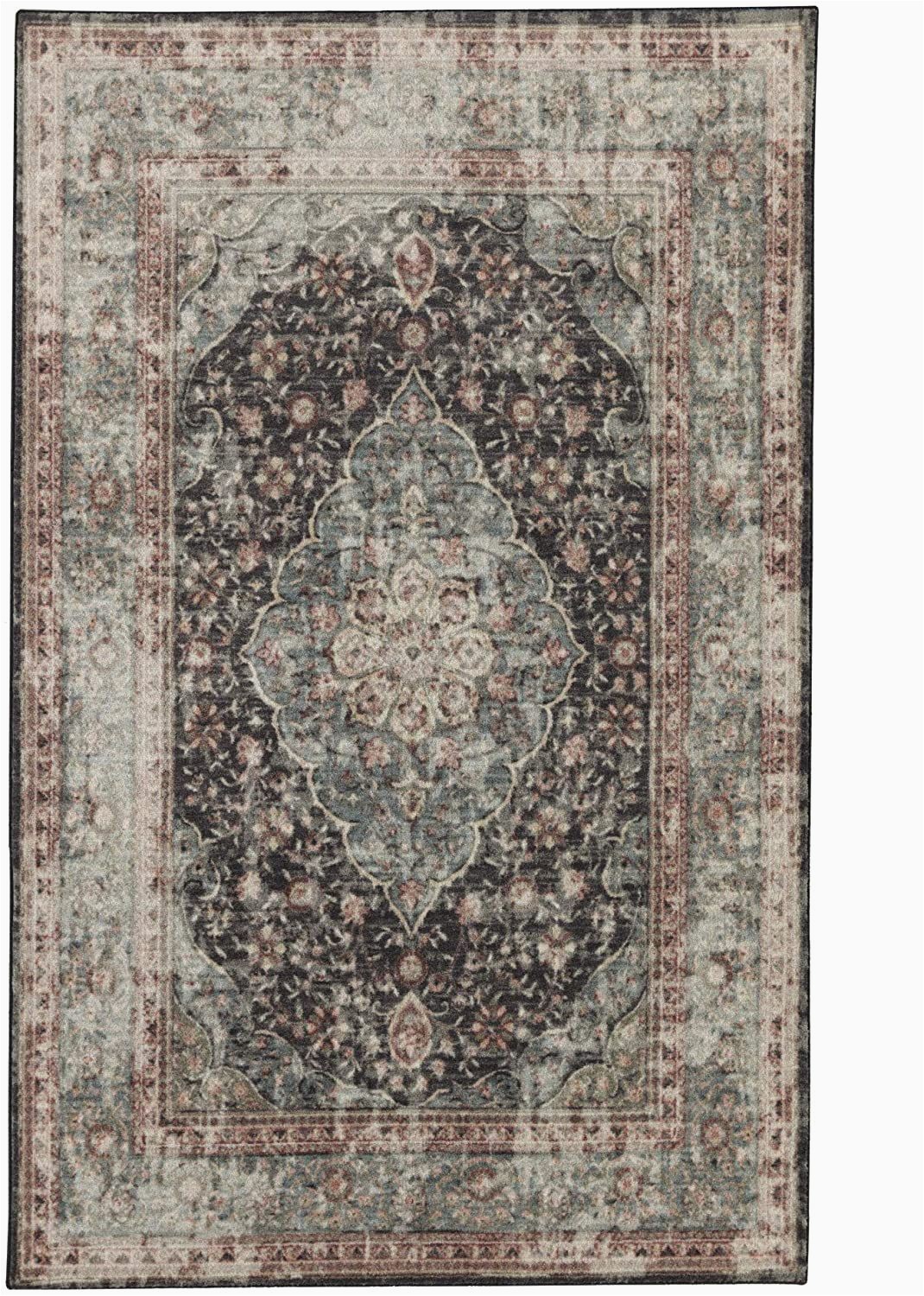Mohawk 8 X 10 area Rugs Mohawk Home Prismatic Bellepoint Gray Floral Distressed