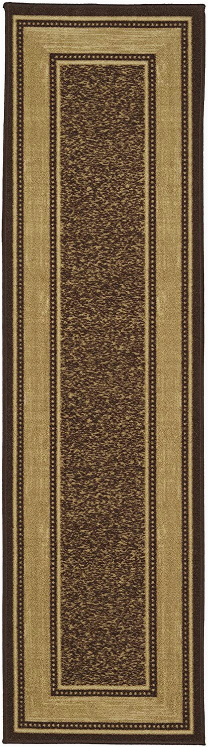 Mohawk Home Leaf Point Brown Indoor Inspirational area Rug Amazon Ottomanson Authentic Collection Contemporary