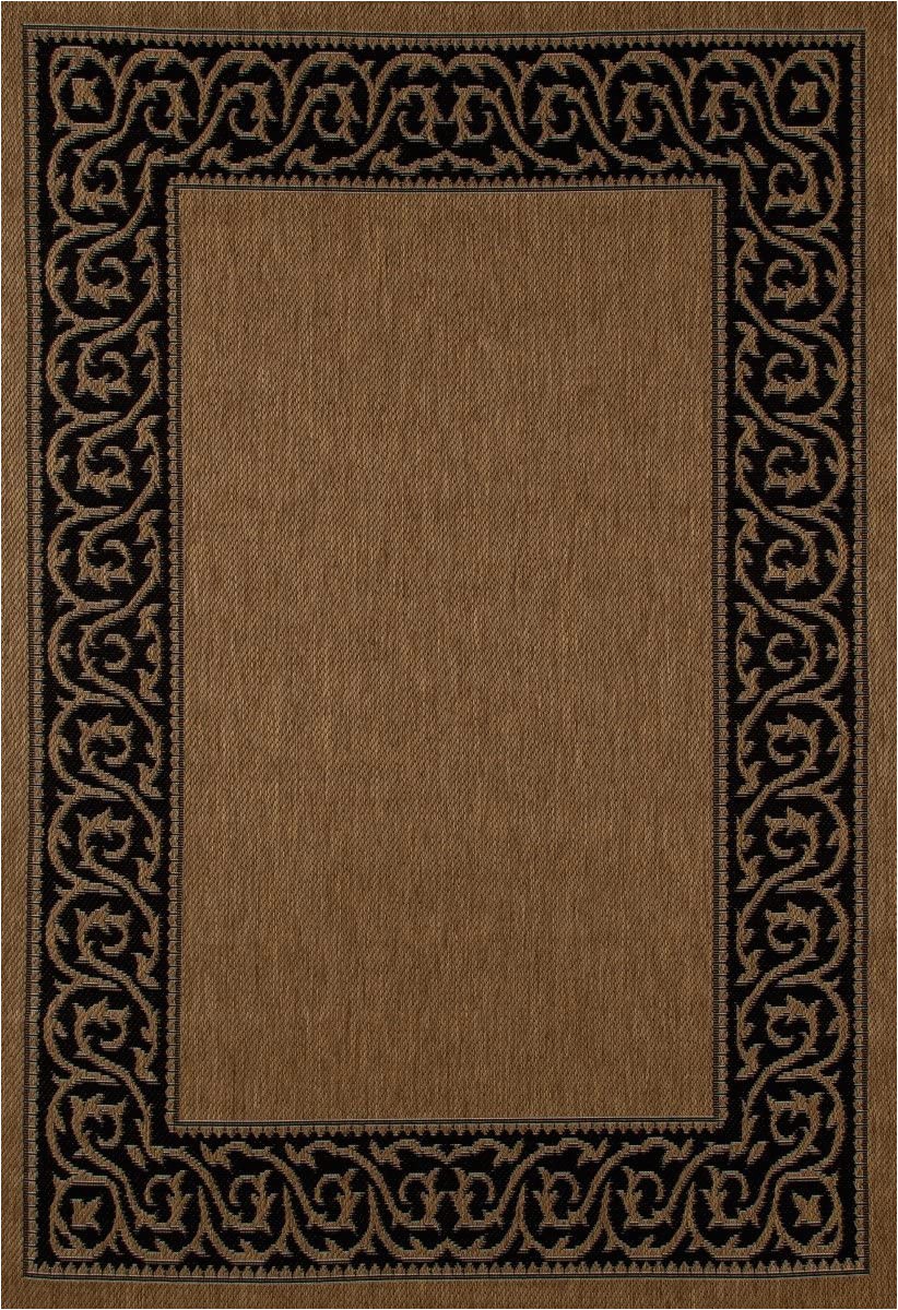 Mohawk Home Leaf Point Brown Indoor Inspirational area Rug Art Carpet Plymouth Collection Intention Flat Woven Indoor Outdoor area Rug 5 3" X 7 7" Brown Black
