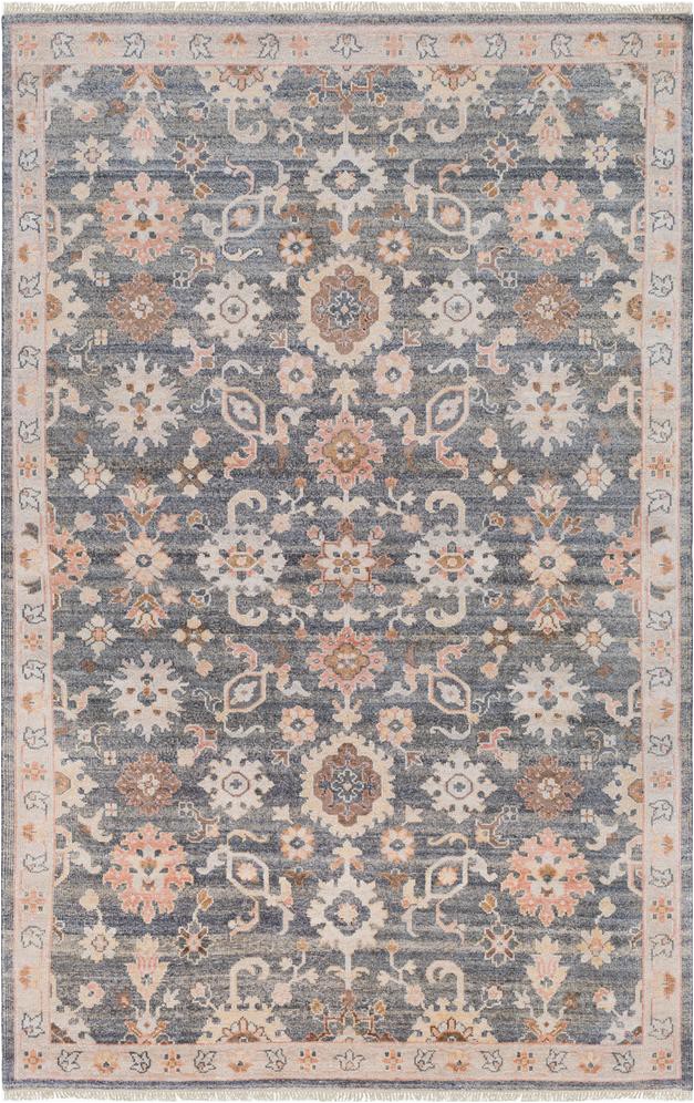 Peach and Gray area Rug Surya Gorgeous Ggs 1006 area Rug – Incredible Rugs and Decor