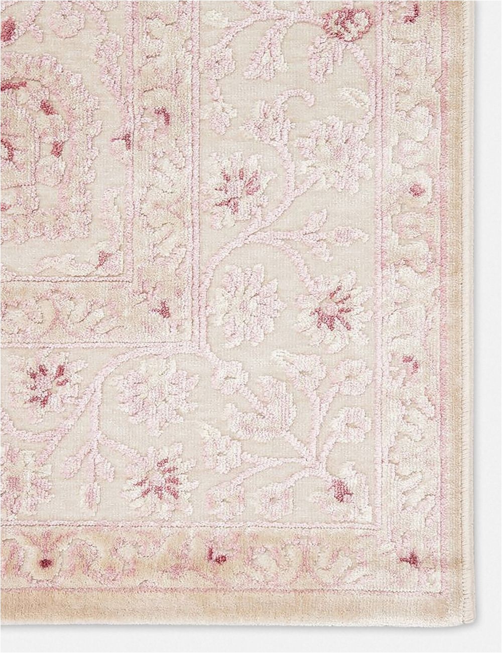 Pink and Cream area Rug Enzo Rug In 2020