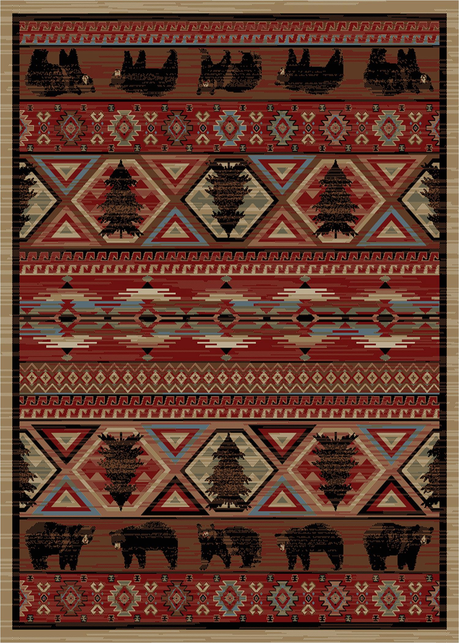 Red and Brown area Rugs Walmart Mayberry Red Pine Claret area Rug Walmart In 2020