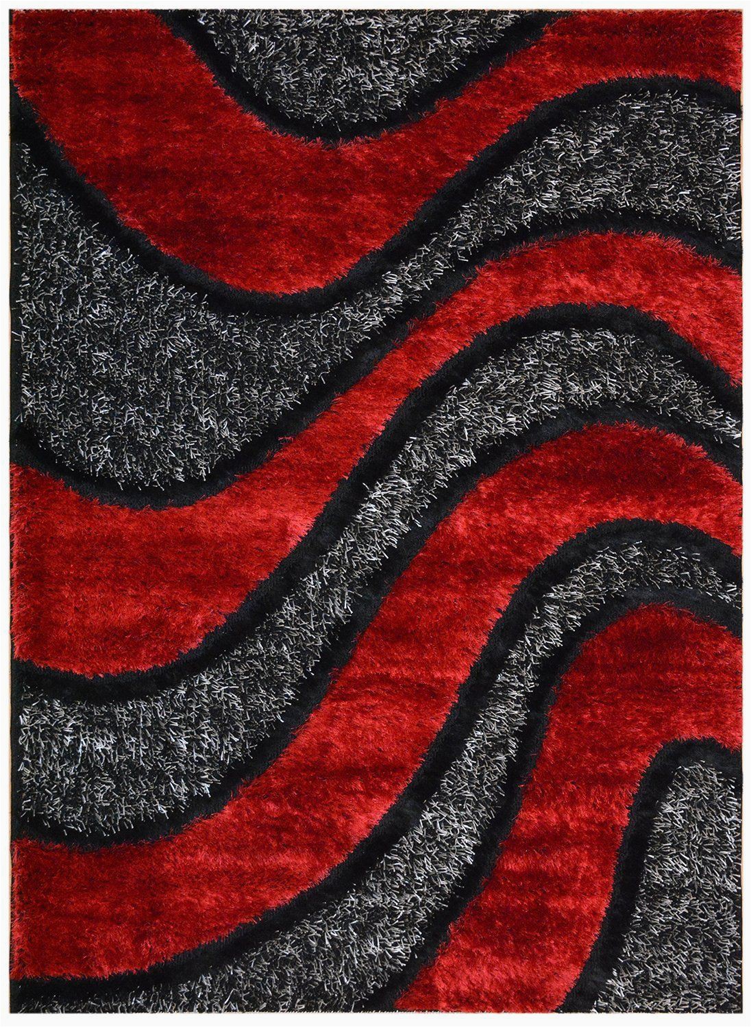 Red Black Grey area Rugs Red Black and Grey Design