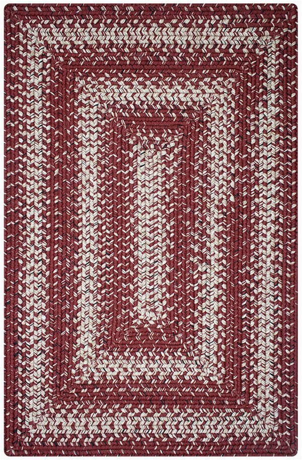 Red White and Blue Braided Rugs Homespice Ultra Durable Braided Barn Red area Rugs