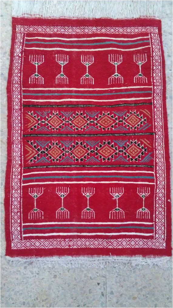 Red White and Blue Braided Rugs Kilim Rug Red White Rugs Kilim Rugs Bedside Rug Handmade