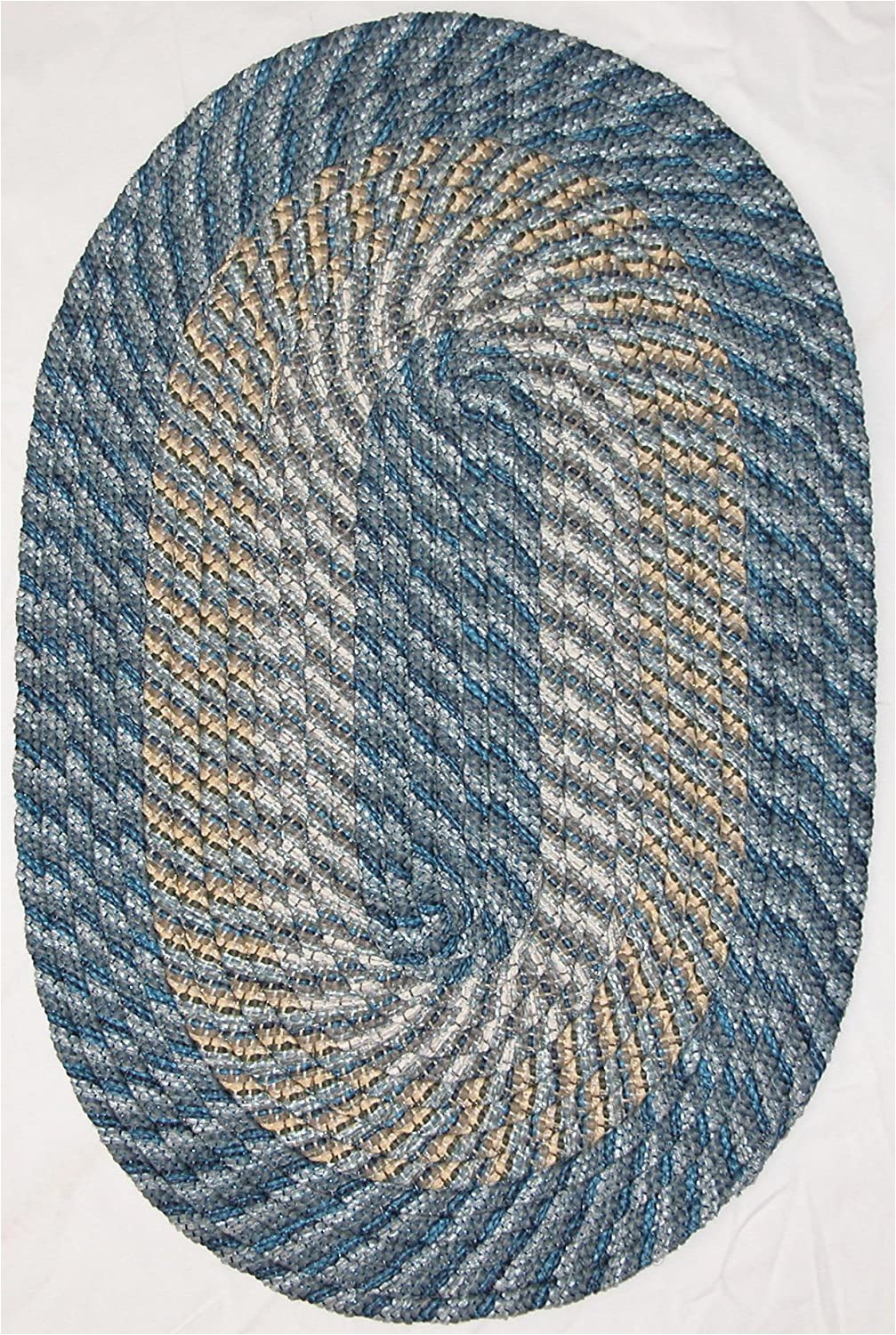 Round Blue Braided Rug Constitution Rugs Plymouth Braided Rug In Colonial Royal Blue 6 Round