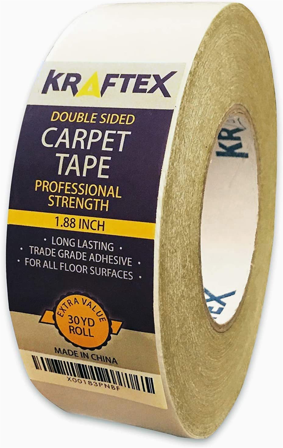 Rug Adhesive for area Rugs Double Sided Carpet Tape 90ft 30yrd Roll Double Sided Tape Heavy Duty for Rugs Mats Pads & Runners Rug Tape for Hardwood Floors Tile Laminate 2
