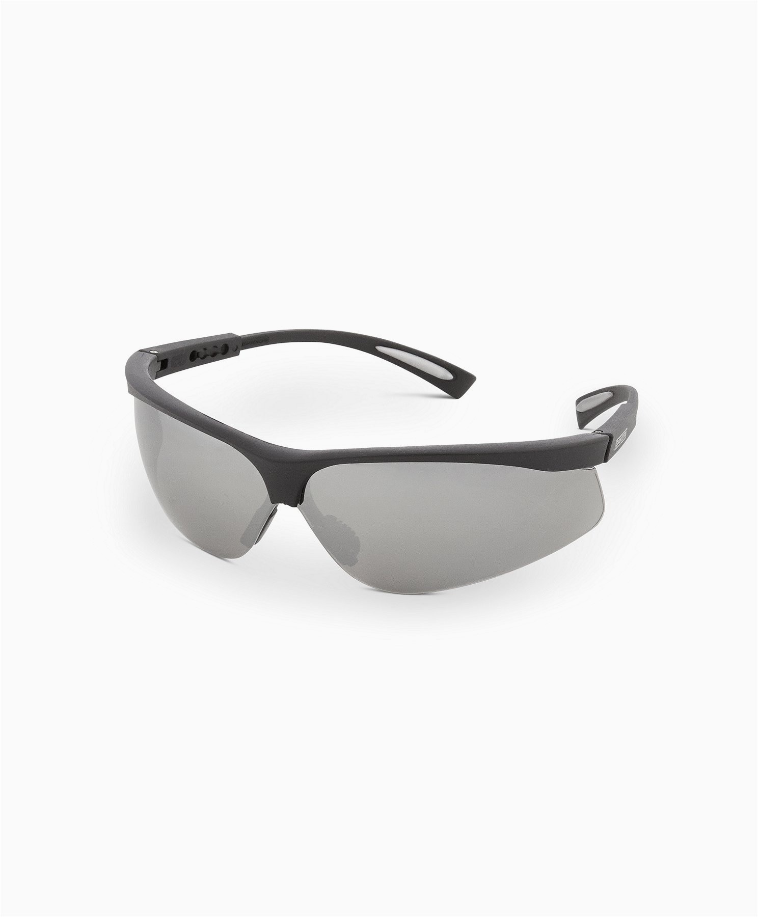Rugged Blue Safety Glasses Smoked Mirror Safety Glasses