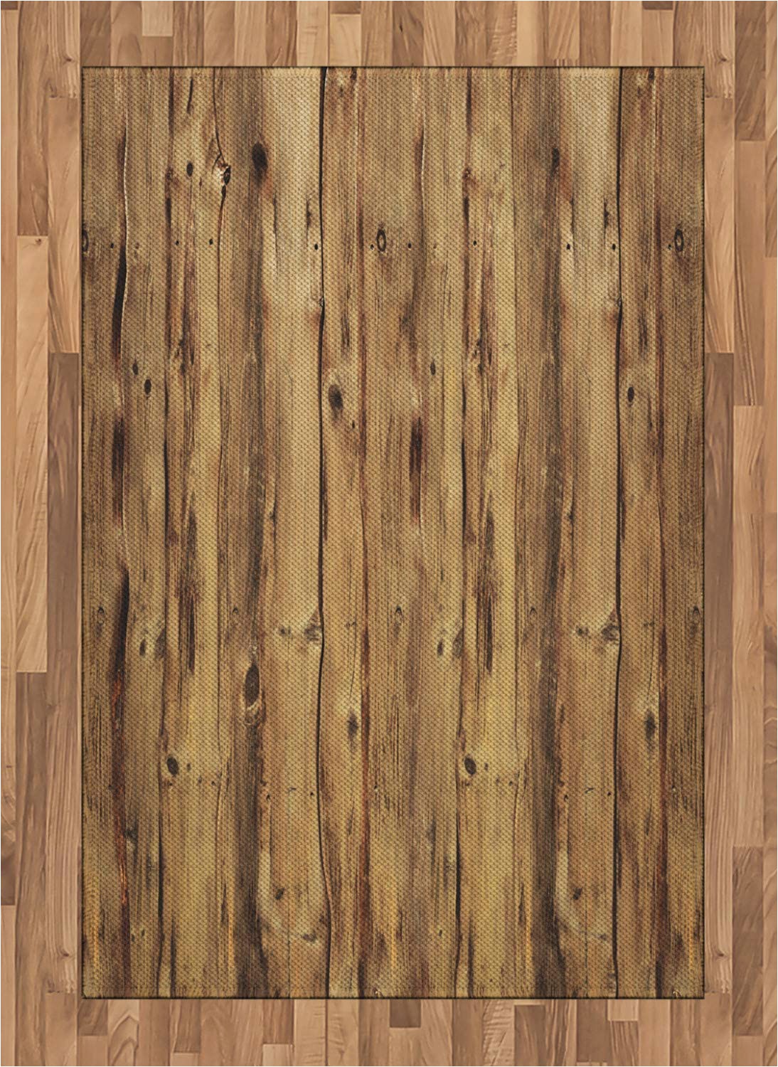 Rustic Dining Room area Rugs Amazon Ambesonne Rustic area Rug Wooden Texture Image