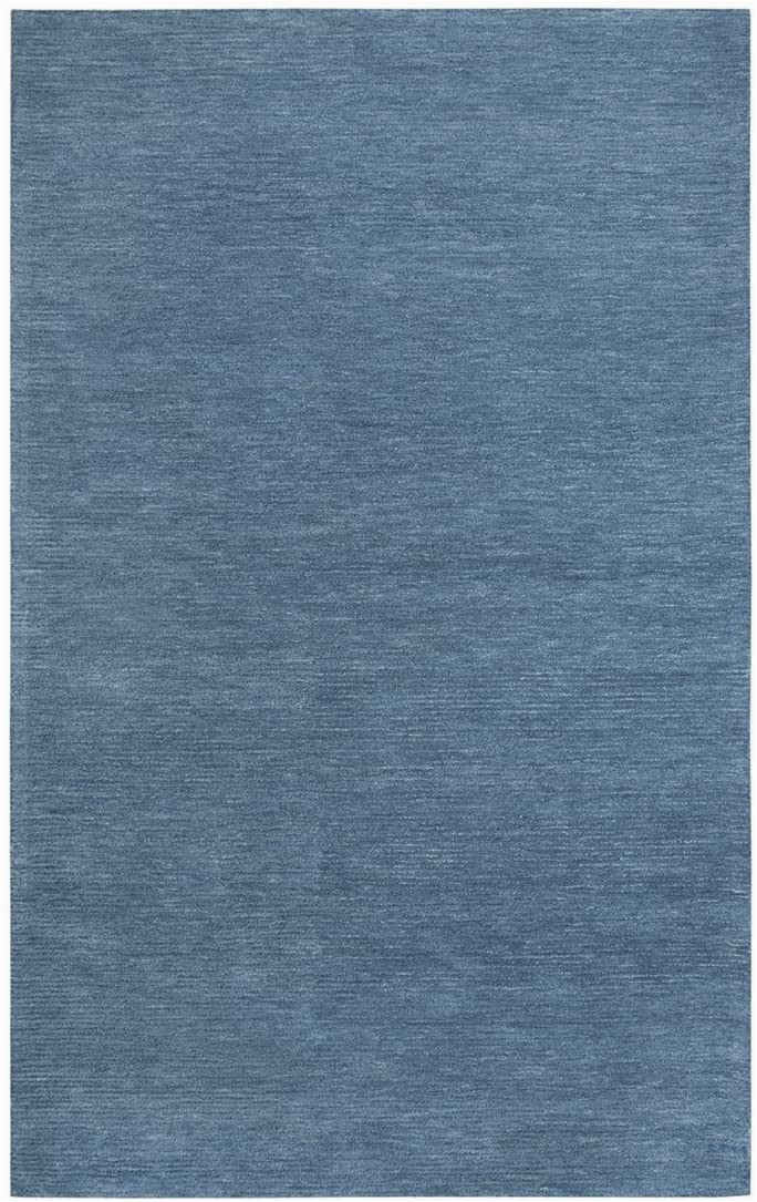 Solid Blue Wool Rug Amazon Rizzy Home Fifth Avenue Collection Wool area Rug