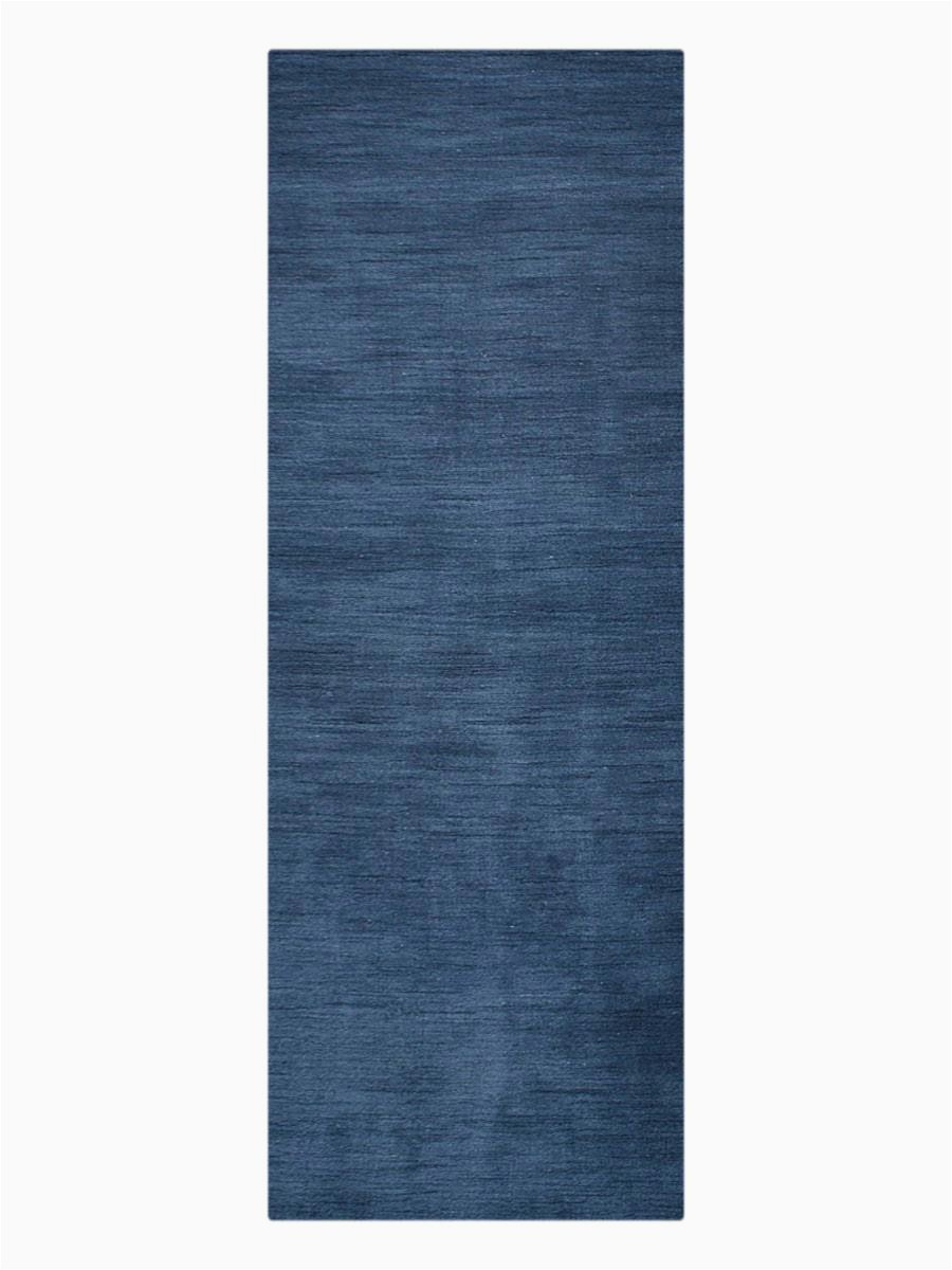 Solid Blue Wool Rug Details About Hand Knotted solid Blue Gabbe Wool Carpet Contemporary oriental 10×13 area Rug