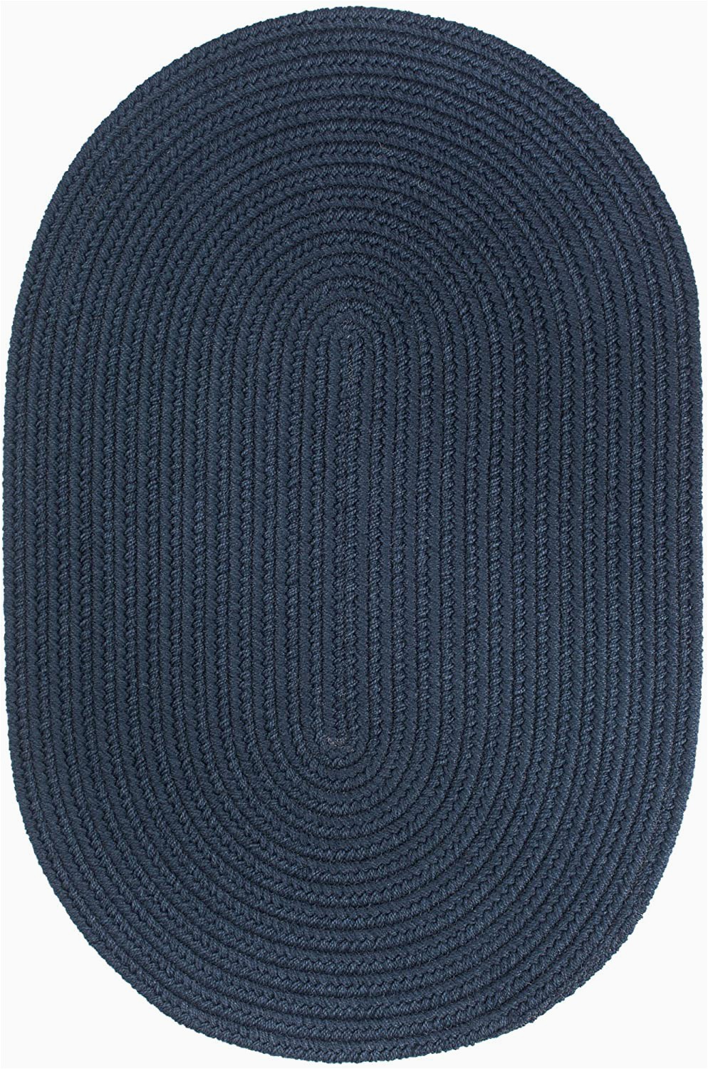 Solid Navy Blue Outdoor Rug Super area Rugs Maui solid Braided Rug Indoor Outdoor Washable Reversible Carpet Navy Blue 3 X 5 Oval