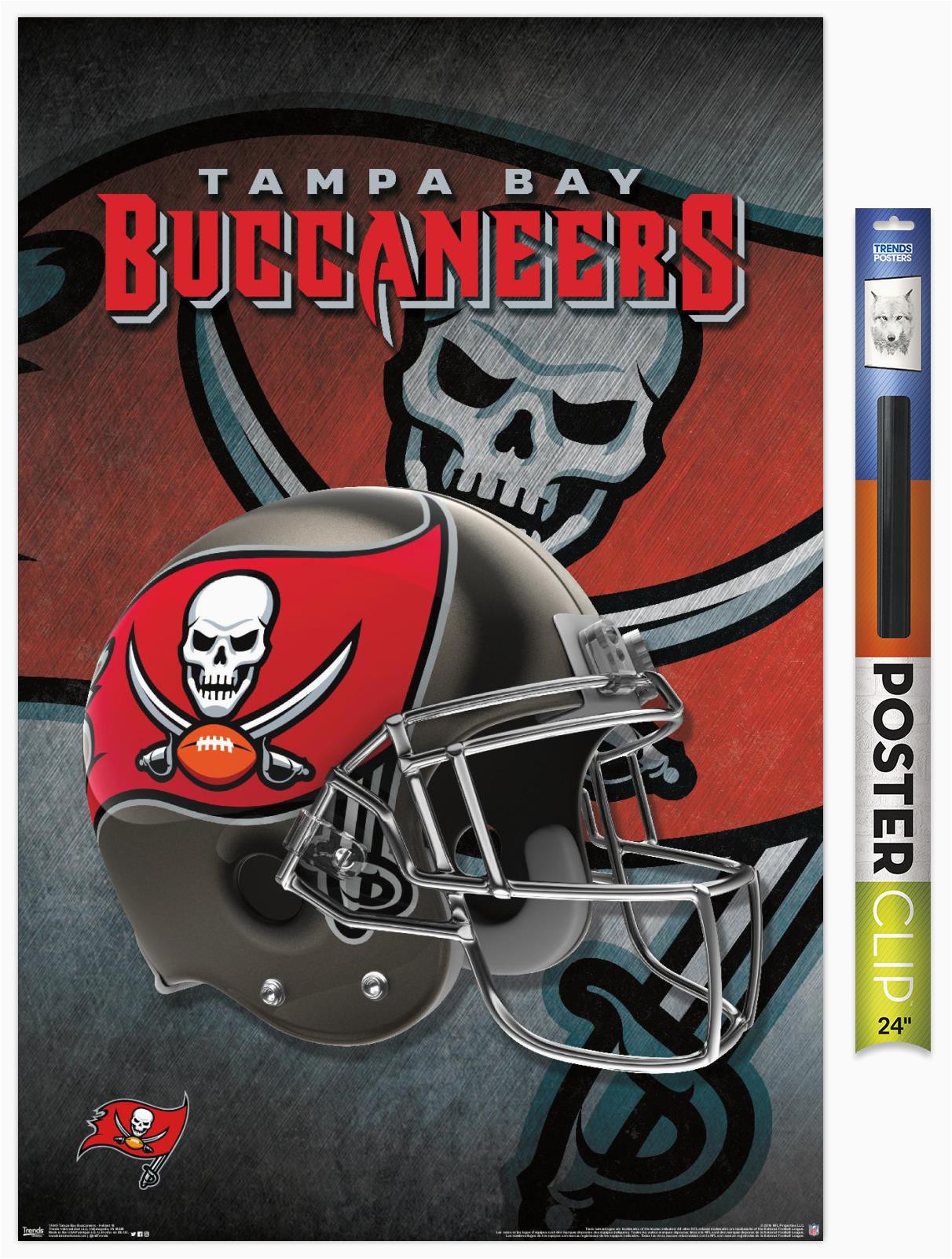 Tampa Bay Buccaneers area Rug Nfl Tampa Bay Buccaneers Helmet Premium Poster and Poster Clip Bundle Walmart