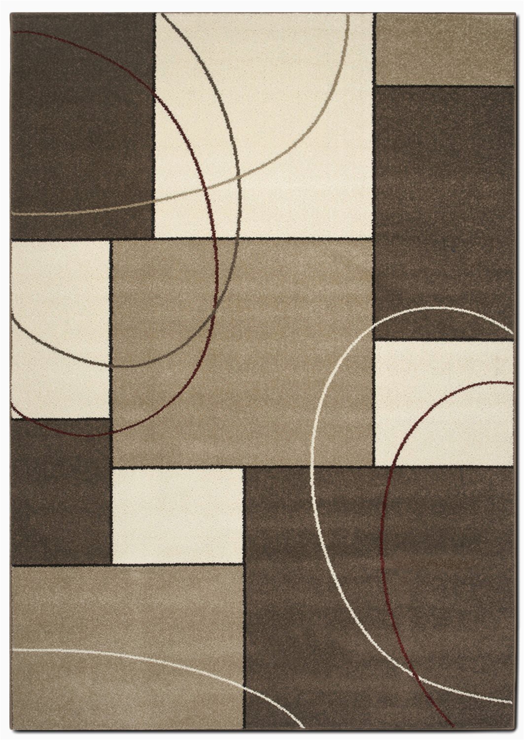 11 by 11 area Rug Casa Abstract 8 X 11 area Rug Cream and Taupe