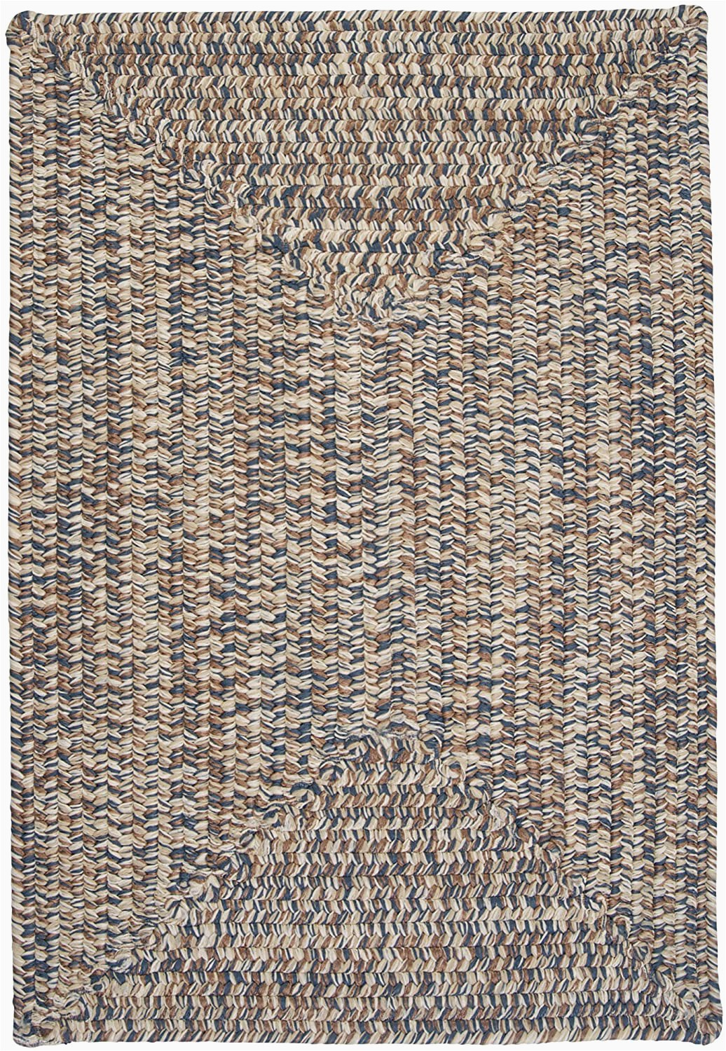 4 by 6 Foot area Rugs Corsica Rectangle area Rug 4 by 6 Feet Lake Blue