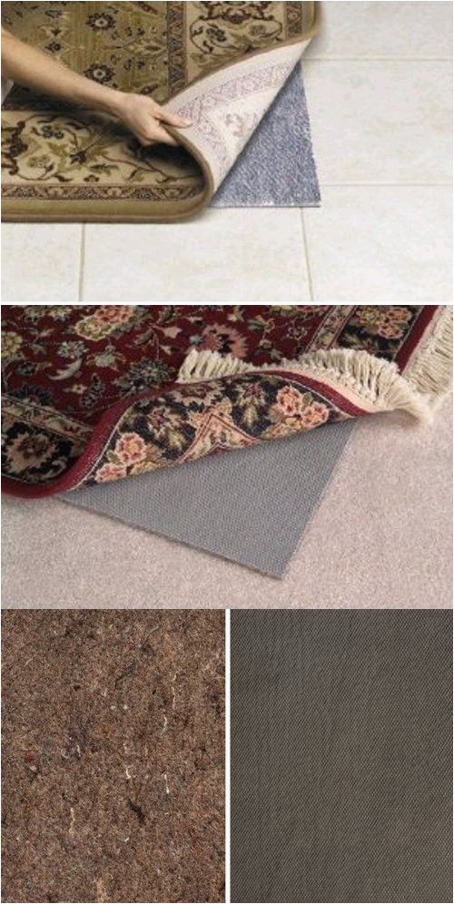 4×6 Non Skid area Rug 4 X 6 Ultra Plush Non Slip Rug Pad for Hard Surfaces and