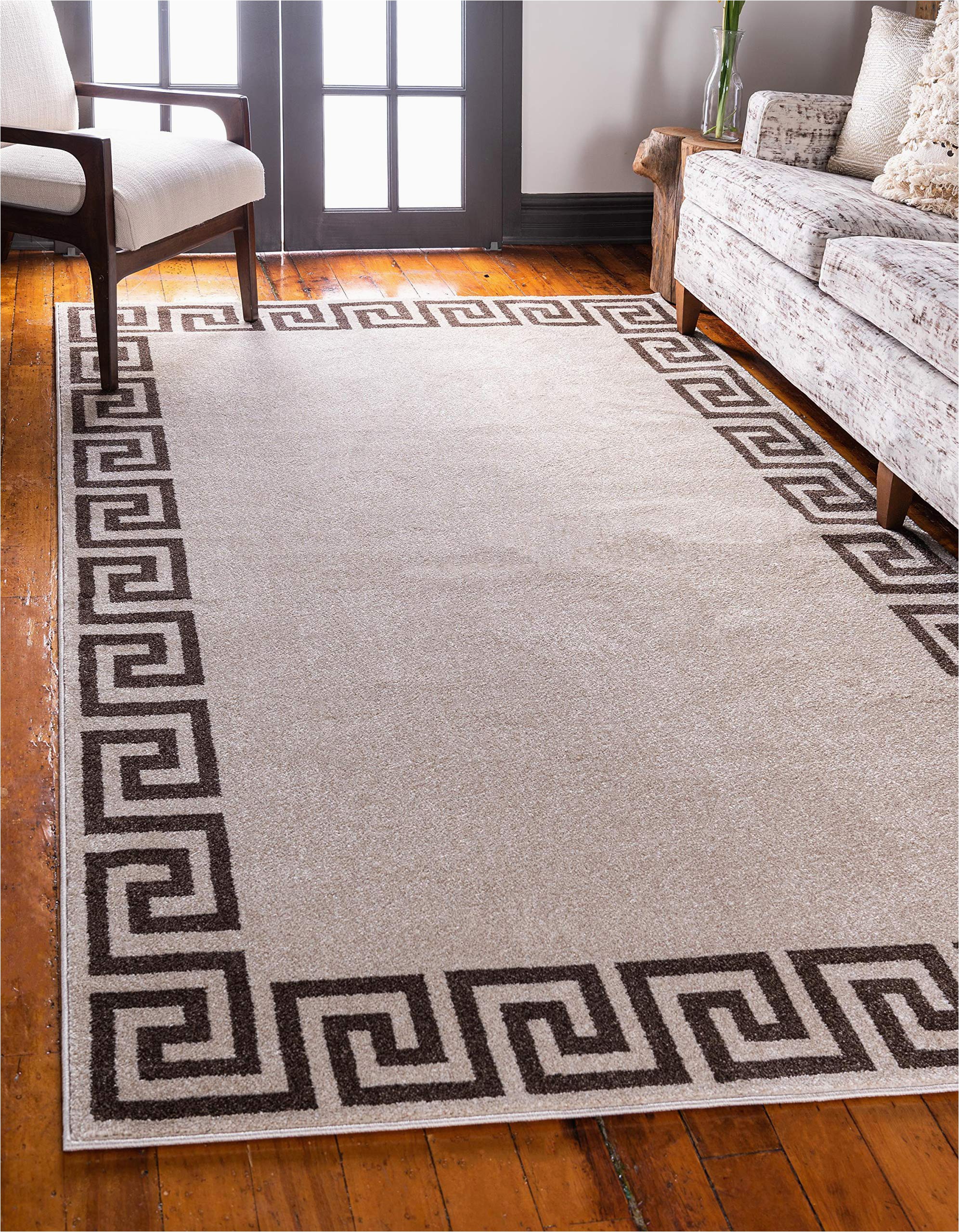 5 X 8 area Rugs with Rubber Backing Unique Loom athens Geometric Casual area Rug 5 0 X 8 0 Beige Brown