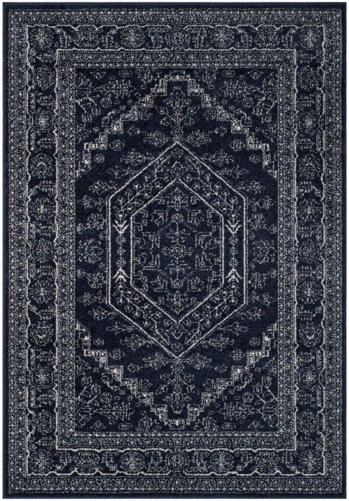 6 Foot by 9 Foot area Rugs Adirondack Winston Navy Ivory 6 Ft X 9 Ft Indoor area Rug