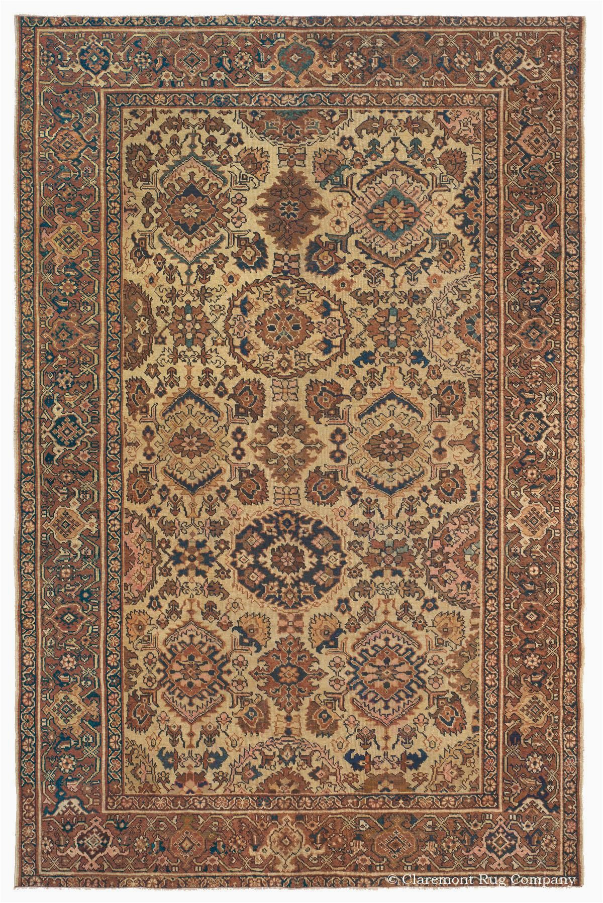 6ft X 10ft area Rug Mahal West Central Persian 6ft 9in X 10ft 8in Circa 1900