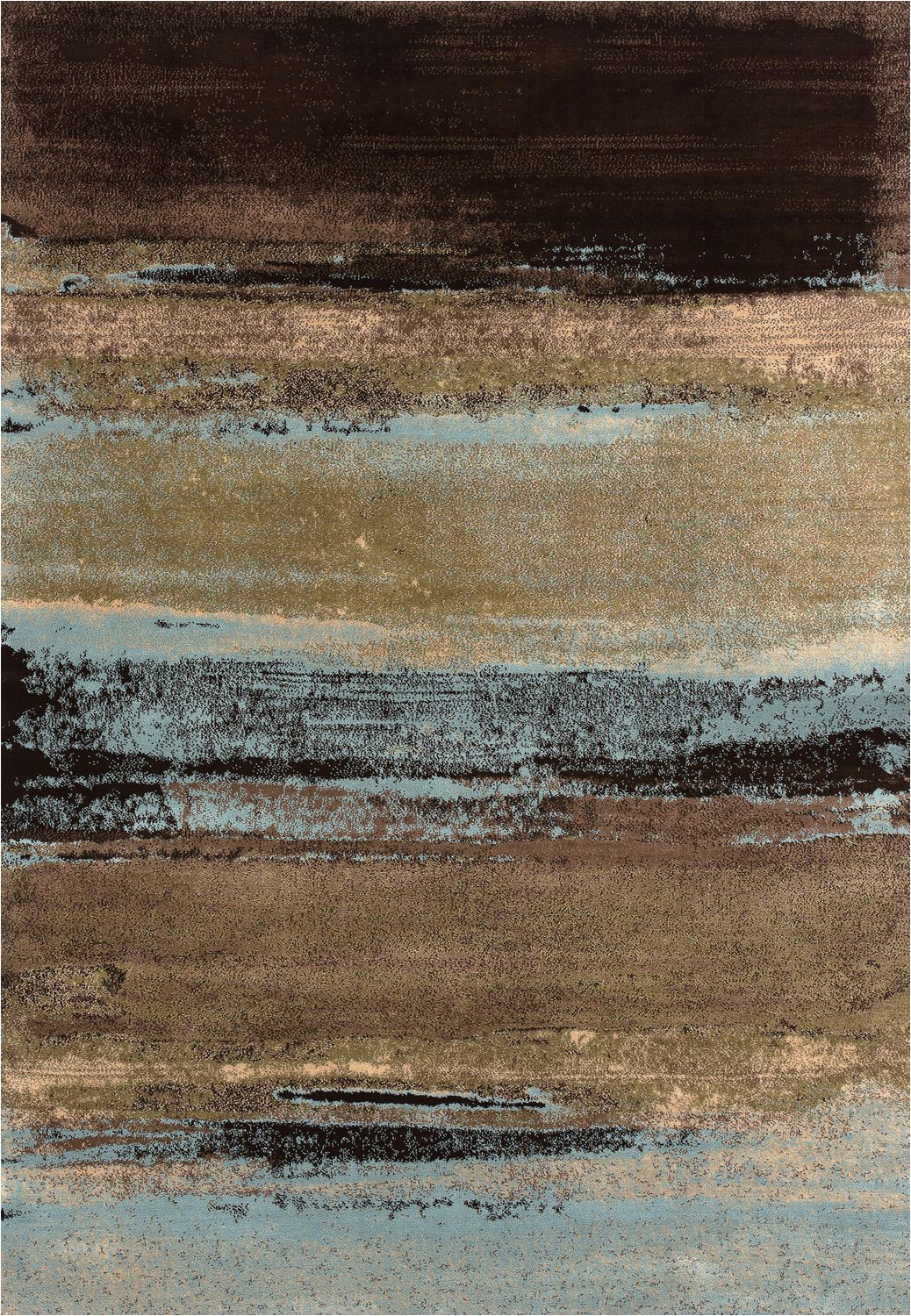 8×10 Blue and Brown area Rugs Art Carpet Addison Faded Lines area Rug Brown & Blue 8 X 10