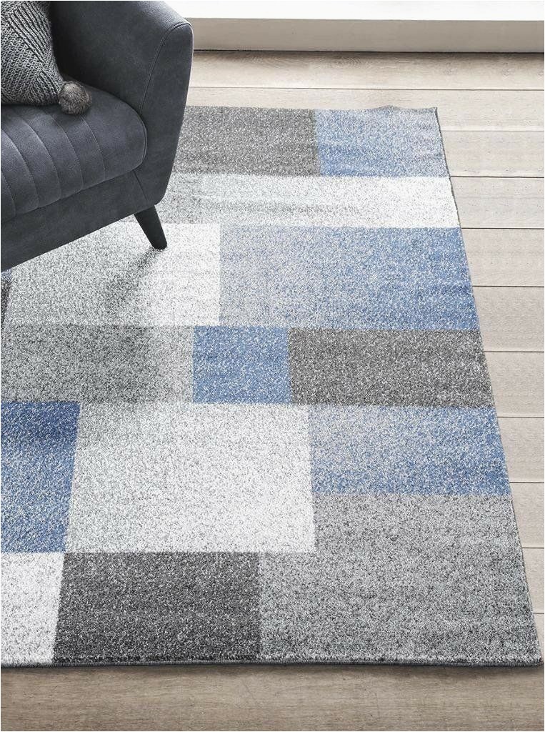 8×10 Blue and Brown area Rugs Rugs area Rugs Carpets 8×10 Rug Modern Large Floor Room Blue