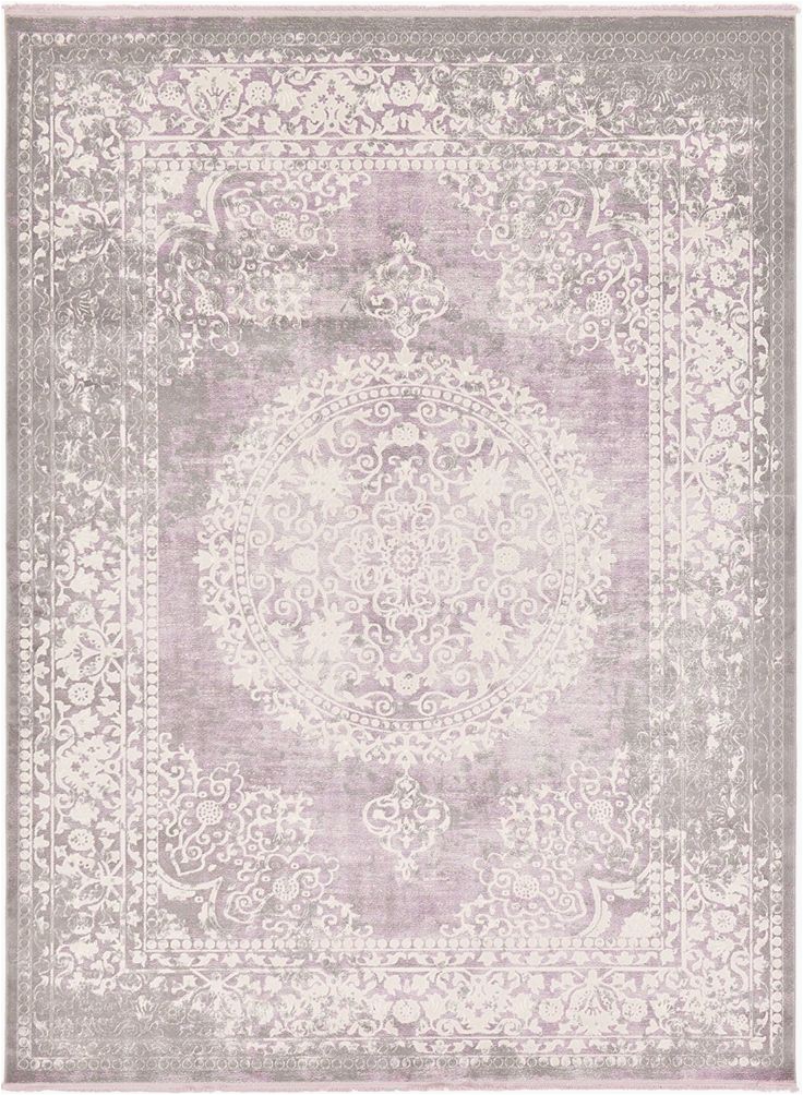 9 Foot Square area Rug Modern Vintage 9 Feet by 12 Feet area Rug Gorgeous Pink