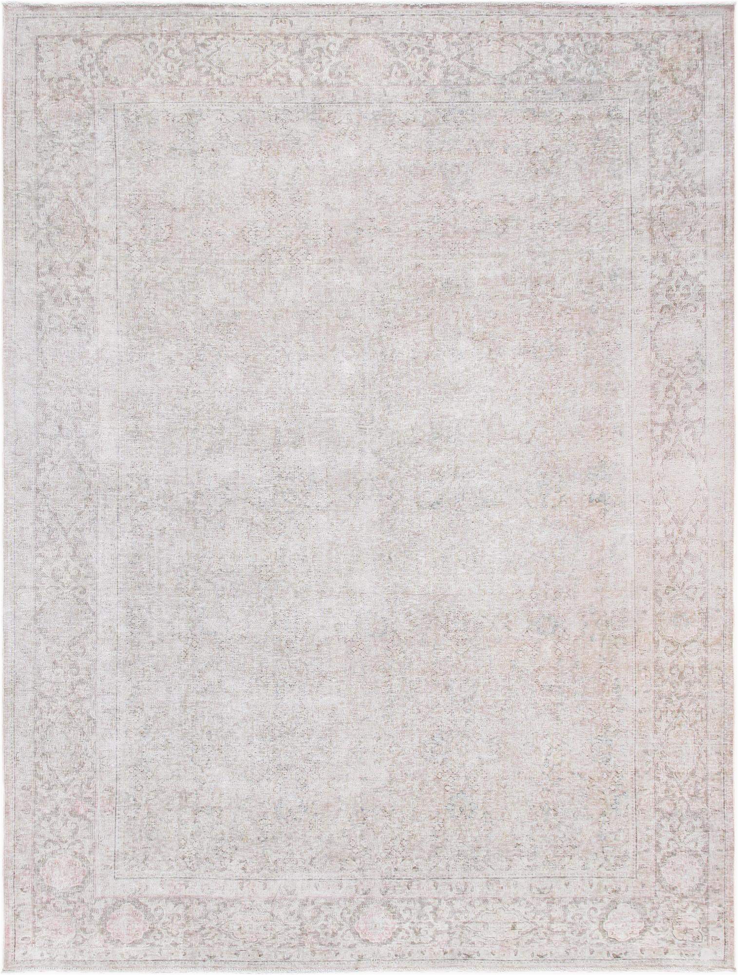 9 Ft by 12 Ft area Rugs 9 X 12 Overdyed Beige Hand Knotted Wool Rug