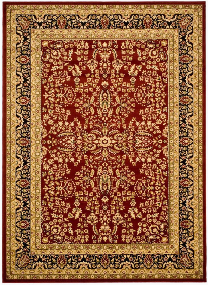 9 Ft by 12 Ft area Rugs Lyndhurst Dee Red Black 9 Ft X 12 Ft Indoor area Rug