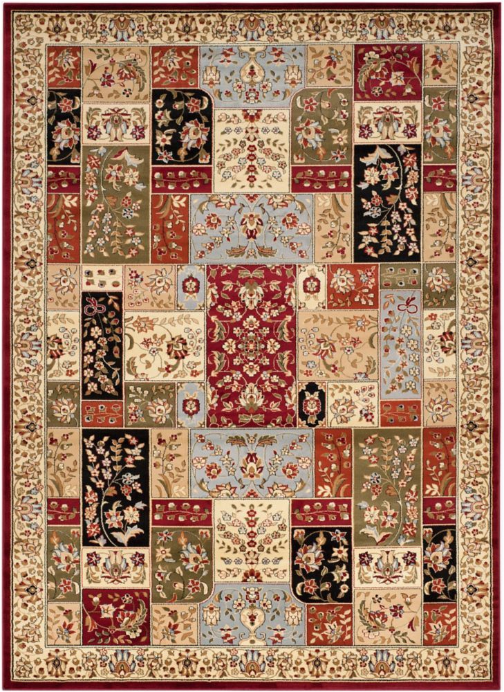 9 Ft by 12 Ft area Rugs Lyndhurst Faris Multi Ivory 9 Ft X 12 Ft Indoor area Rug
