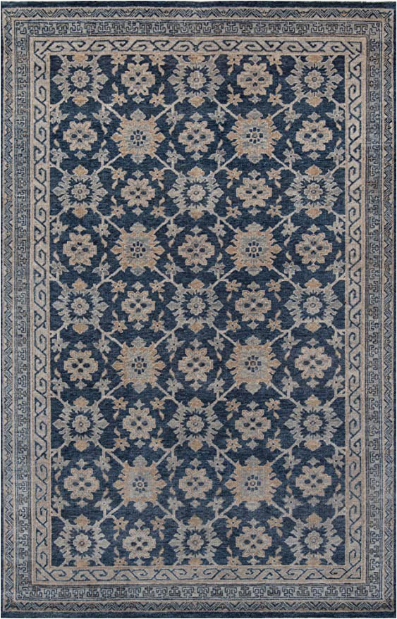 Amazon 2 X 3 area Rugs Amazon Momeni Banaras area Rug 2 X 3 Blue Kitchen