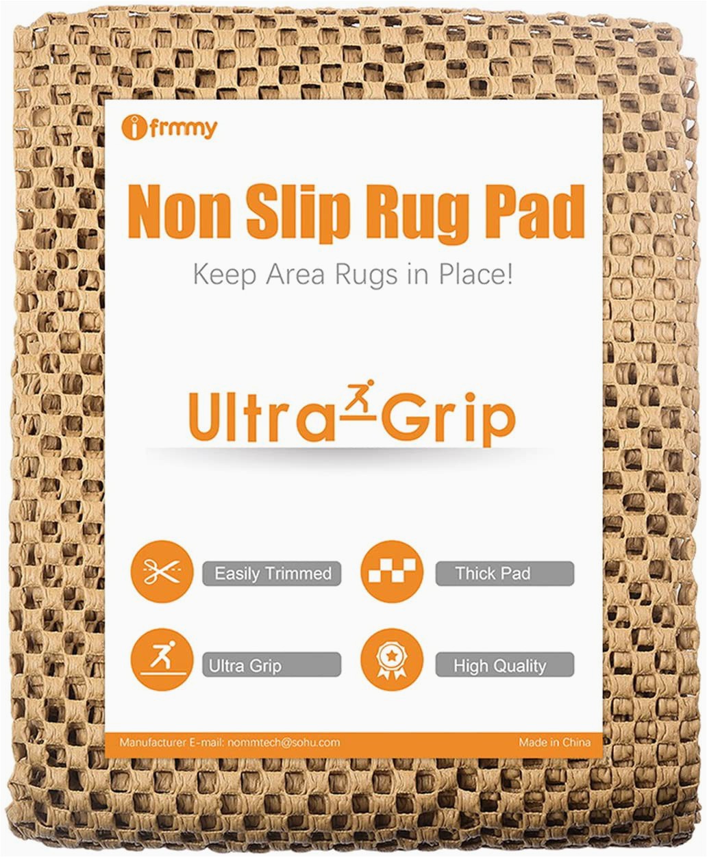 Area Rug Gripper Hardwood Floors ifrmmy Premium Extra Thick Non Slip area Rug Pad Supper Gripper Hardwood Floors Keeps Your Rugs In Place 2×4 Ft