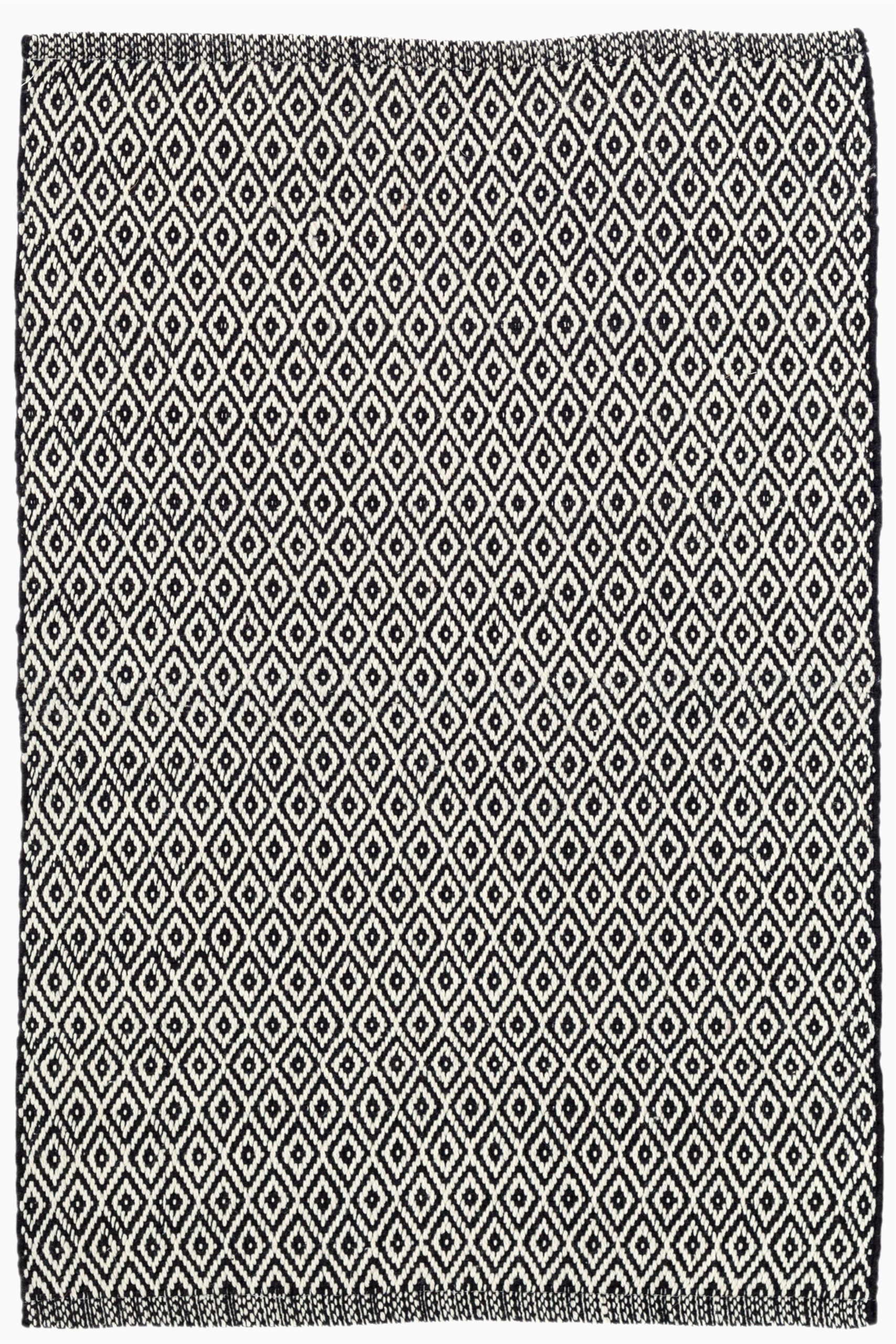 Area Rugs Black and White Pattern Crystal Geometric Black White Indoor Outdoor area Rug
